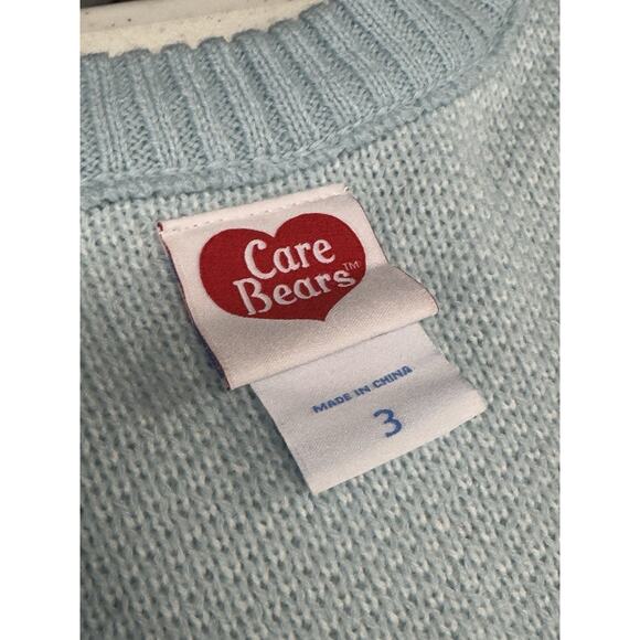 CARE BEARS Women Hot Topic 1X Cloud Chunky Knit Skimmer Cardigan Sweater - Picture 3 of 11